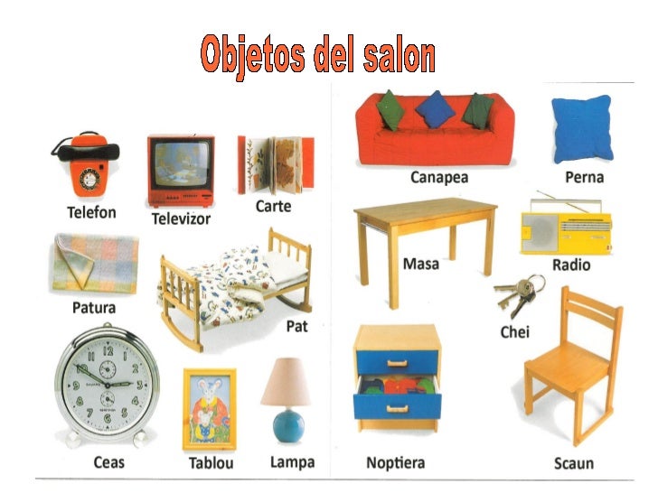 objetos de una casa